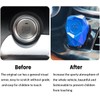 JNNJ Metal Car Ignition Button Cover, Ignition Pressure Switch Cover,
