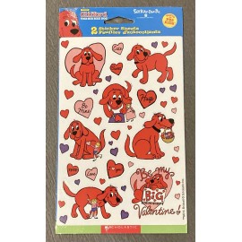 American Greetings NOS Clifford the Big Red Dog PBS Kids Craft Stickers Vintage Sealed 2004 AGC