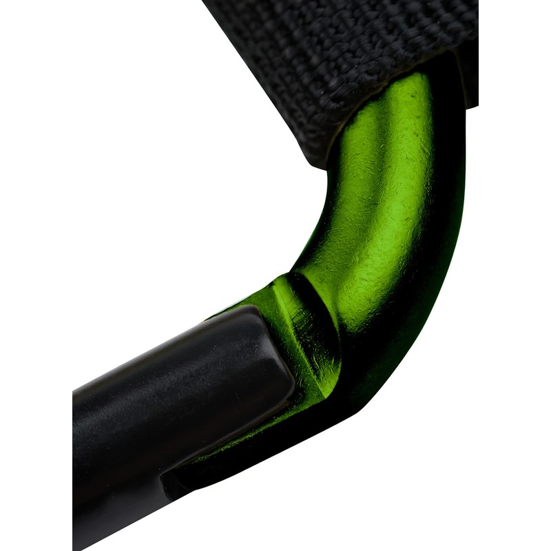 munkees 2 x 322859 Keyring Carabiner Hook with Strap +