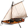 GAWEGM Ship Building Kit - 1:30 Flattile Wooden Fishing Boat