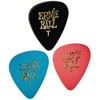 Ernie Ball Thin Cellulose Picks Assorted Colours Pack of 12
