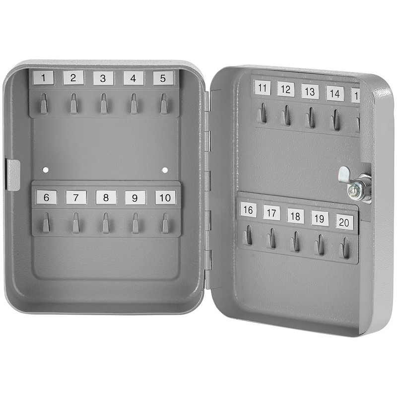Xcase Metal Key Cabinet: Steel Key Cabinet for 20 Keys