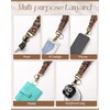 Geyoga Teacher Lanyard Retractable Scrunchie Lanyards for ID Badges Keys