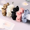 Scrunchie Hair Elastic, Big Scrunchie, Silk, Hair Ornament, Lady, Set