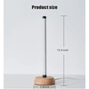 ANLAIBO Modern Led Wood Table Lamp, 3-Color Temperature Bedside Lamp,Bedroom