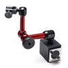 AGPtek® 3-Joint Red Adjustable Magnetic Base Holder for Digital Dial