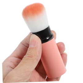 WOONEKY Retractable Makeup Brush Multicolor Soft Hair Brush for Loose Powder Eyebrow Eyeshadow Cute Appearance with Cylindrical Tube Easy to Clean Random Color Random Color