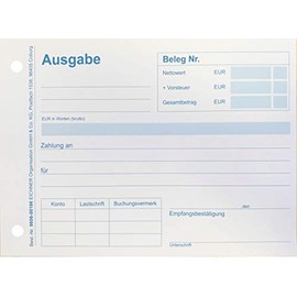 Receipt For Edition Format DIN A6 quer, 1 Unit