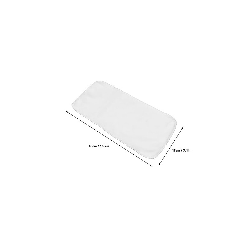 banapoy 3Pcs 4 Capas Algodón Orgánico Sin Blanquear para El