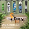 CRID Skateboard Wall Mount Bamboo - Universal Holder for Skateboard,