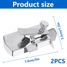 HOTUT Magnetic Seam Guide for Sewing Machine, Pack of 2 Sewing Accessories for Sewing Machine, Adjustable Magnetic Seam Guide for Fixing Fabric, Magnetic Seam Guide