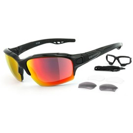 King Kerosin KK195 Sunglasses (Black, One Size)