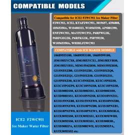 MMFILTER Ice2 F2WC9I1 Water Filter Compatible with Whirlpool W10565350, W10480323 Ice2 F2WC9I1 ice Filter 2 Pack