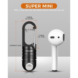 Small Magnetic Quick Release Keychain with Spring Key Clip and Key Ring-2 Button Lock System