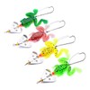 SUPVOX 4PCS Shape Simulation Fishing Soft Plastic Baits for Outdoor