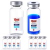 Sterile Empty Vials with Self Healing Injection Port,with Aluminum Cap,Sterile