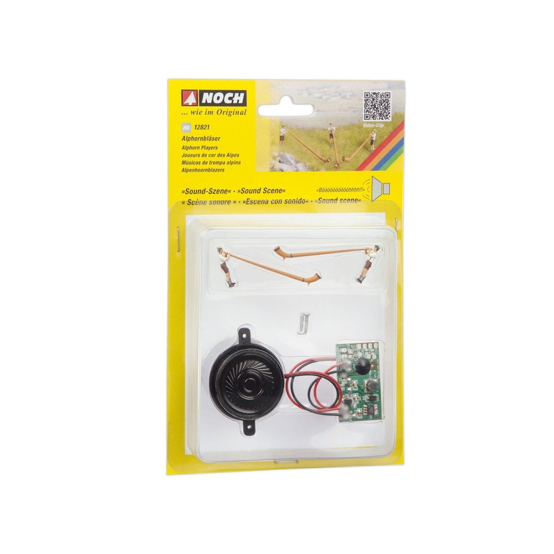 NOCH® H0 Figures Alphorn Blower Sound Scene H0 1:87 for
