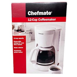 Chefmate 12 Cup Coffeemaker in White