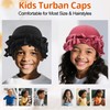 Babalet Turban Durag for Kids Boys Girls Silk Satin Lined