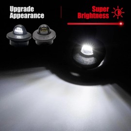 SP LED License Plate Tag Light Housing for 99-16 Ford Superduty F250 F350 F450 F550