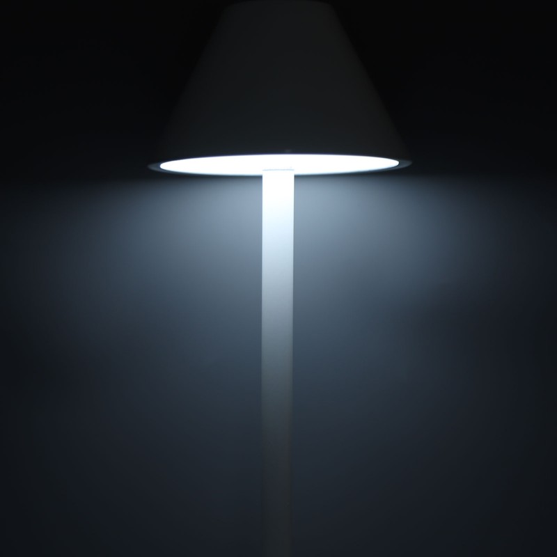 Rechargeable LED Table Lamp 2000mAh Cordless Battery Operated Metal Bedside