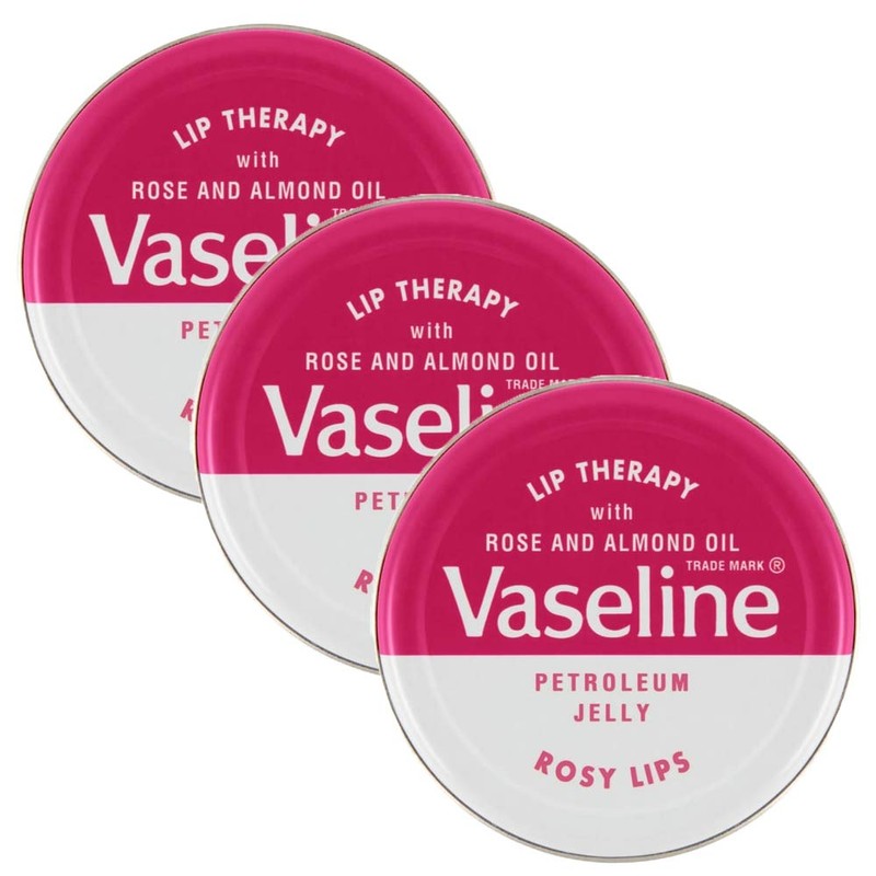3 x 20g Rosy Dry Lips Lip Balm Moisturiser Soft