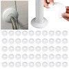 Pack of 50 Heating Pipe Rosette Pipe Covers, Folding Rosette