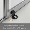 Wewemux 1 Pack Magnetic Door Stopper – Upgraded with Nail-Free