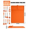 Silicone Grill Mat for Blackstone Griddle, Heat Resistant Griddle Tools