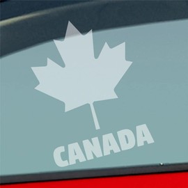 Car Sticker Canada Canada Maple Leaf Holiday Car 10 x 13 cm Frosted Glass Sticker Rear Window Sticker