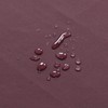 MVSUTA Ruffled Brown Modern Polyester Fabric Shower Curtain,Solid Chocolate Boho
