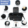 QOOWFEANIG Universal Stroller Organizer with Insulated Cup Holder 13.3×4.7×5.9in Large