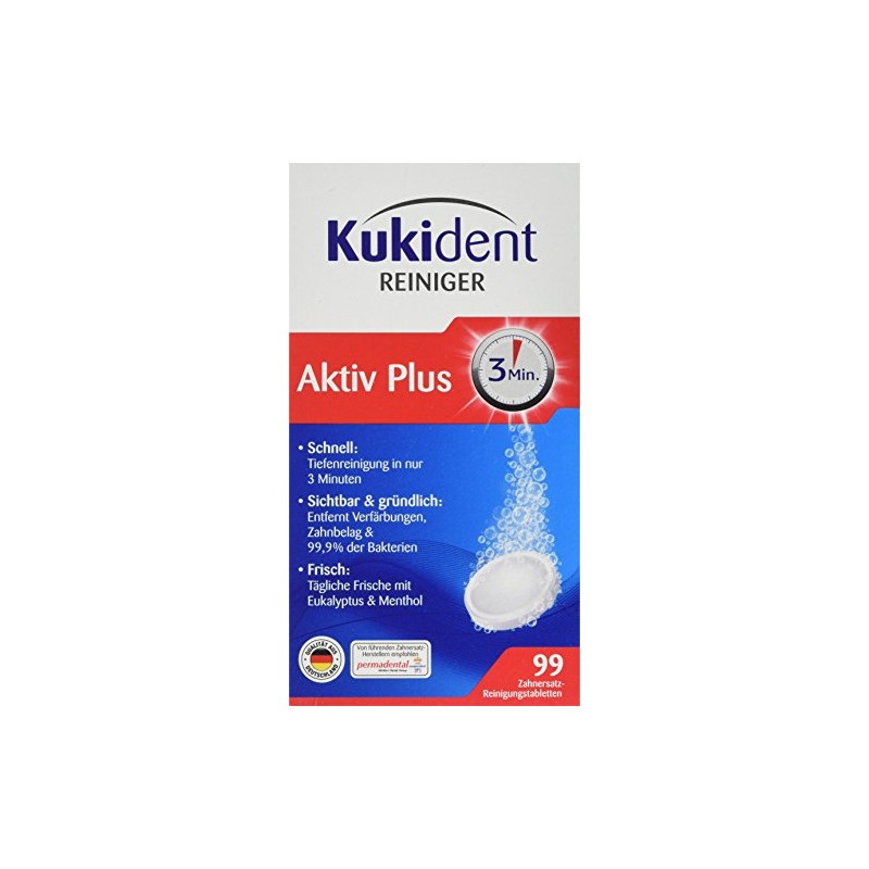 Kukident Active Plus, 99 Tabs