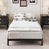 Lutown-Teen 5 Inch Low Twin Bed Frames with Rounded Corner
