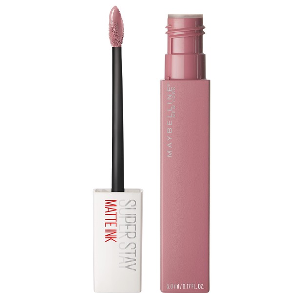 Maybelline New York Super Stay Matte Ink Liquid Lipstick, Long Lasting High Impact Color, Up to 16H Wear, Dreamer, Warm Pink Neutral, 0.17 fl.oz