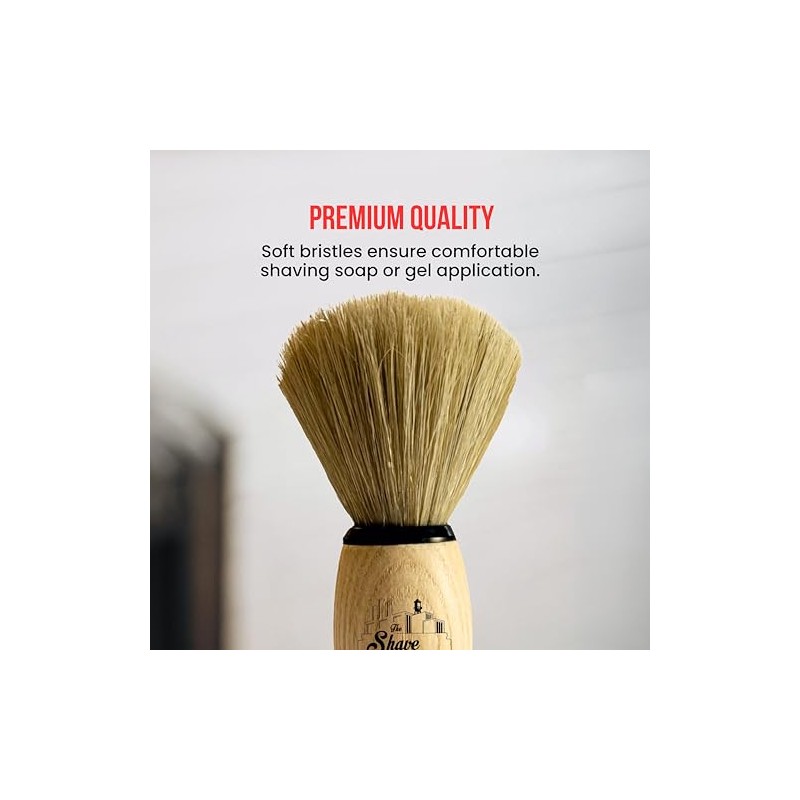 The Shave Factory Shaving Brush - Perfect for Traditional Wet