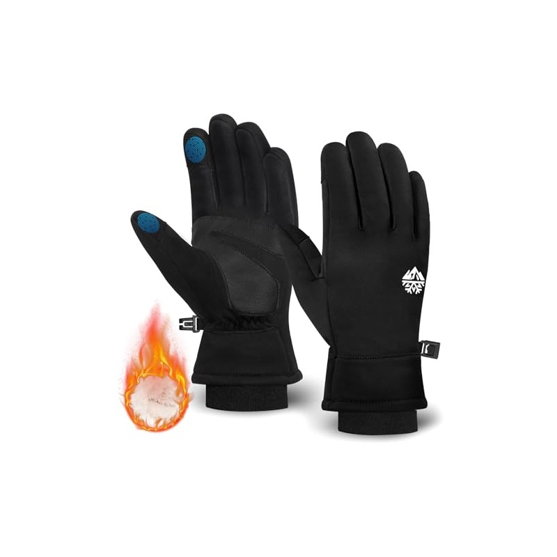 RIGWARL Winter Gloves, Waterproof Warm Touchscreen Gloves for Men and