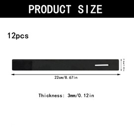 Hyxodjy Pack of 12 Fishing Rod Straps, Adjustable Fishing Rod Belt, Fishing Rod Belt, Fishing Rod Belt with Climbing Clasp for Fixed Fishing Rods, Fly Rods, Fishing Equipment