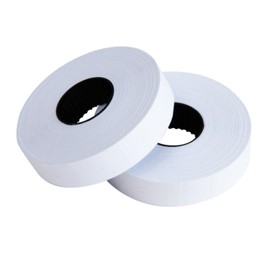 Supercap 10 Rolls Labels Paper Suitable for MX-6600, MX-6602, YH-689 Price tag 2-line Marking Gun Pricemarker Labels (Without Gun ）