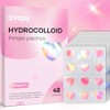 Pimple Patches Pink Heart 12MM 48PCS Hologram