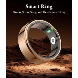Health Ring Smart Ring, Health Fitness Tracker for Man Women, Support Sleep Monitoring Step Counting, Creative Fashionable Rings for Birthday Christmas Valentines Day (19mm/0.75in)