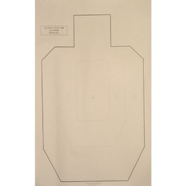 ACTION TARGETS IPSC-P IPSC Paper TRGT 100 Pack