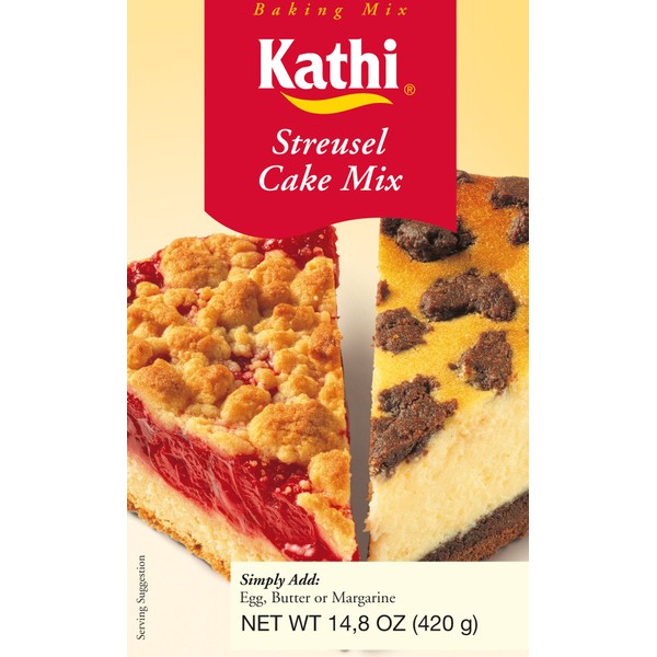 Kathi Streusel Cake Mix, 14.8 oz. Box, 3 Pack