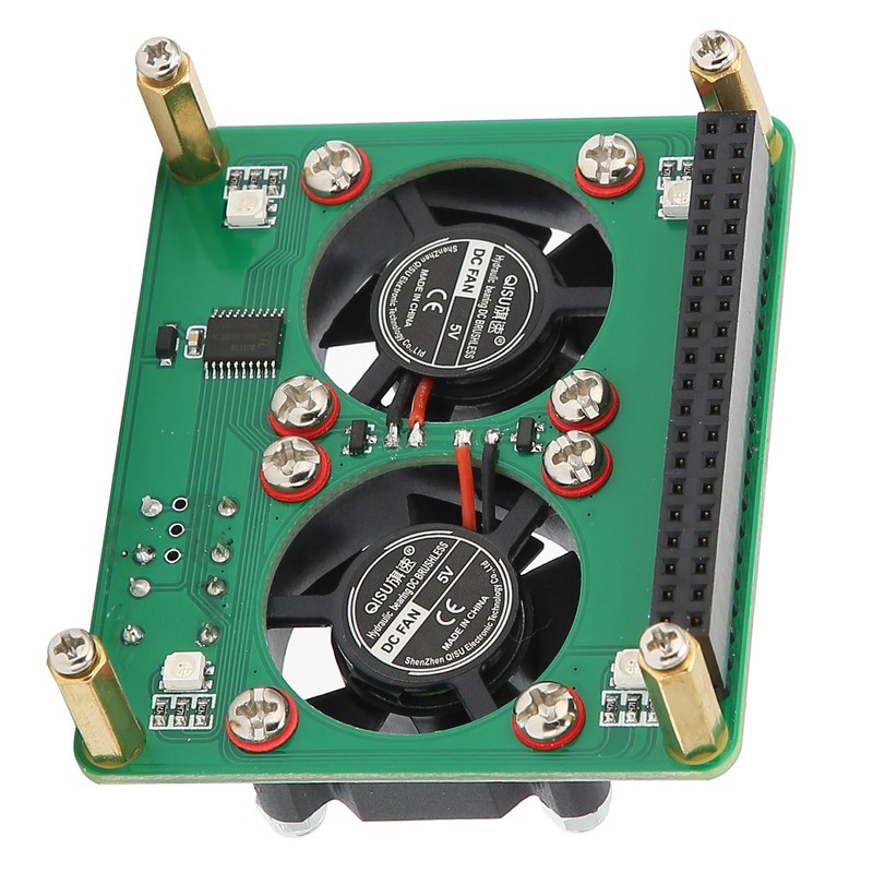 Cooling Fan SingleChip Computer Accessory Replacement for Raspberry Pi 3B