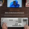 AKNES 8bitdo Retro 18 Mechanical Numpad, 2-in-1 PC numpad and