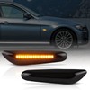 Side Indicator Black Smoke Pair Compatible with 1 Series E81