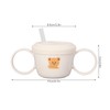 Baby Learning Drinking Cup 200mL Cartoon Animal Print Silicone Training