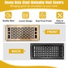 10 Pcs 4 x 10 Inches Floor Register Heavy Duty