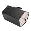 5 Slot Eyeglasses Storage Case Black Folding Multi Compartment Sunglass