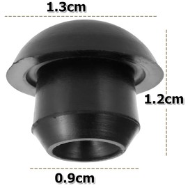 CGEAMDY Pack of 20 Oil Plugs for Jacks, 9 mm Oil Filling Plugs, Rubber Stoppers, Jack Oil Container Filler, Plugs for Horizontal Jacks, the Oil Tank of a Trolley Jack